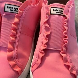 Kate Spade Pink Ruffle Sneakers